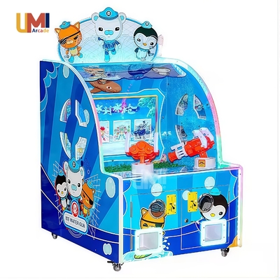 Indoor Kids Interactive Water Gun Arcade Machine 32-Inch Video Shooting 2-Player Token Coin-operated Arcade Games for Sale