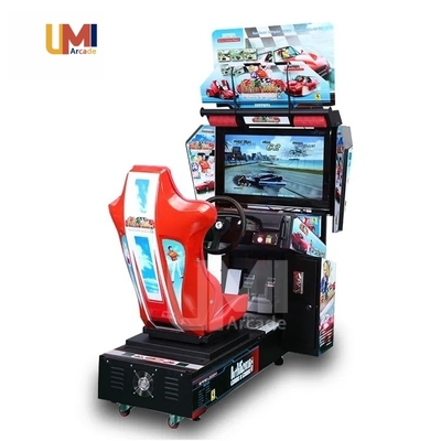 High-Speed Arcade Racing Car Simulator Machine